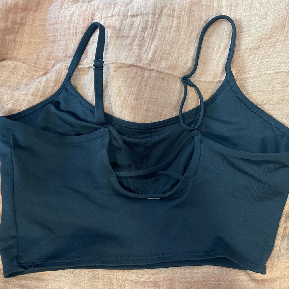 Black PINK Active Crop Bra Top M Sports - Picture 2 of 4